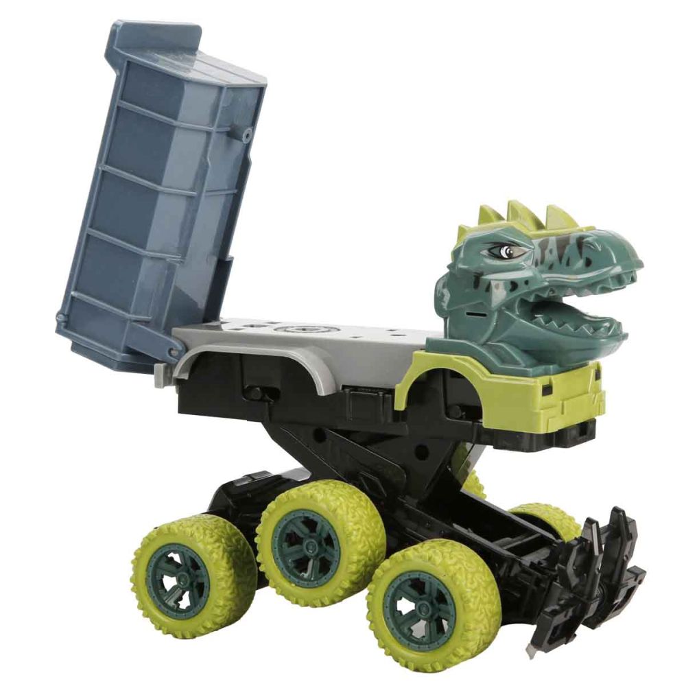 Vehicul dinozaur, Crazoo, Dino Carrier, 17 cm