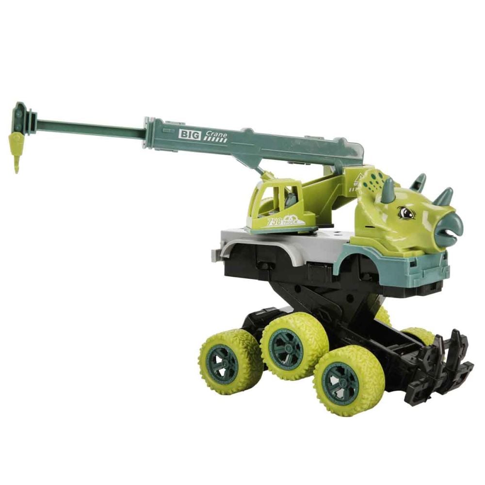 Vehicul dinozaur, Crazoo, Dino Carrier, 17 cm