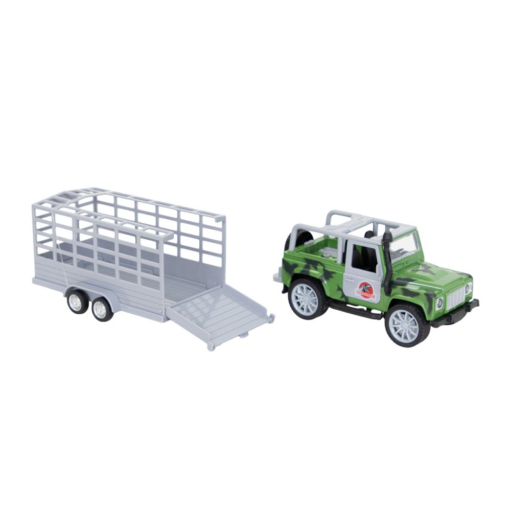 Transportator cu remorca si dinozaur, Crazoo, 1:20