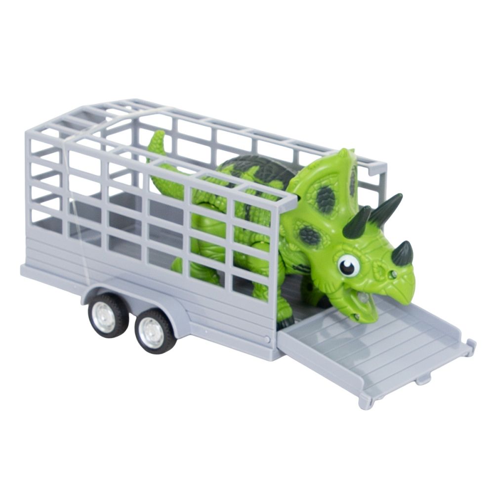 Transportator cu remorca si dinozaur, Crazoo, 1:20
