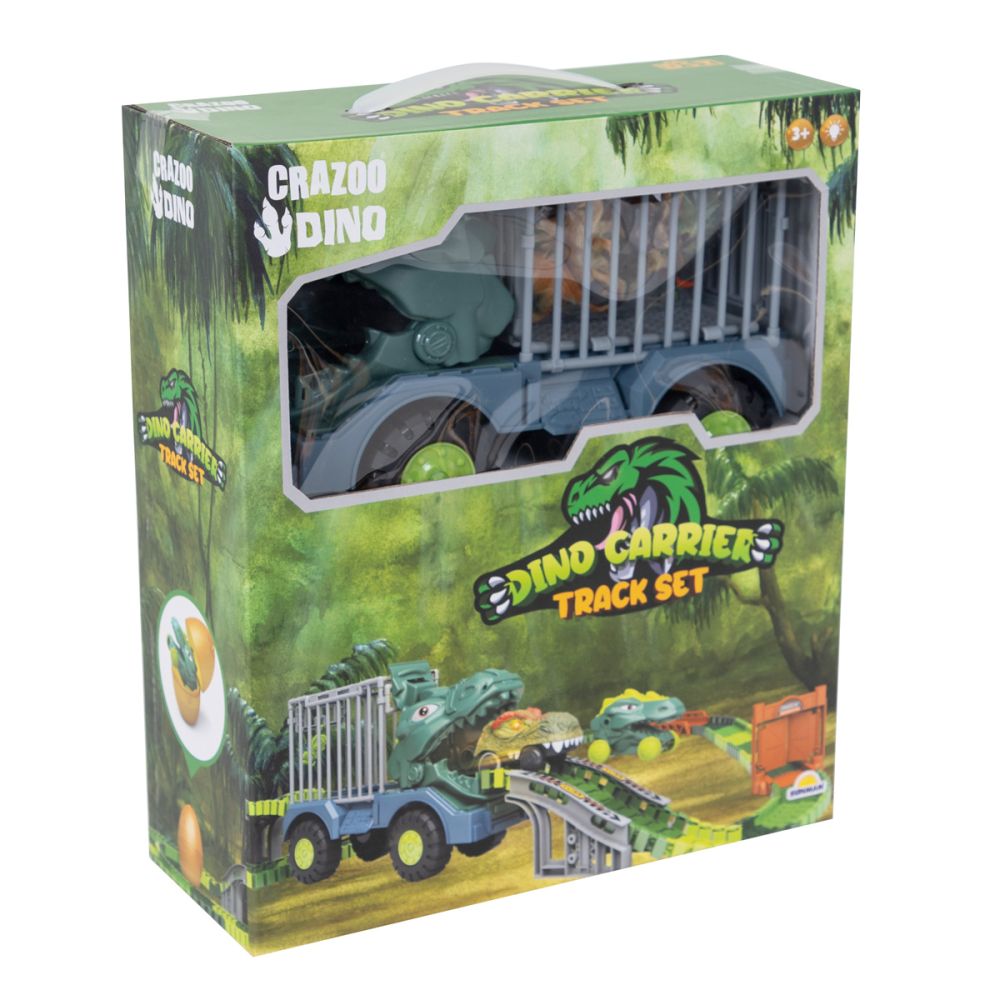 Set camion si pista, Crazoo, Dinosaur World