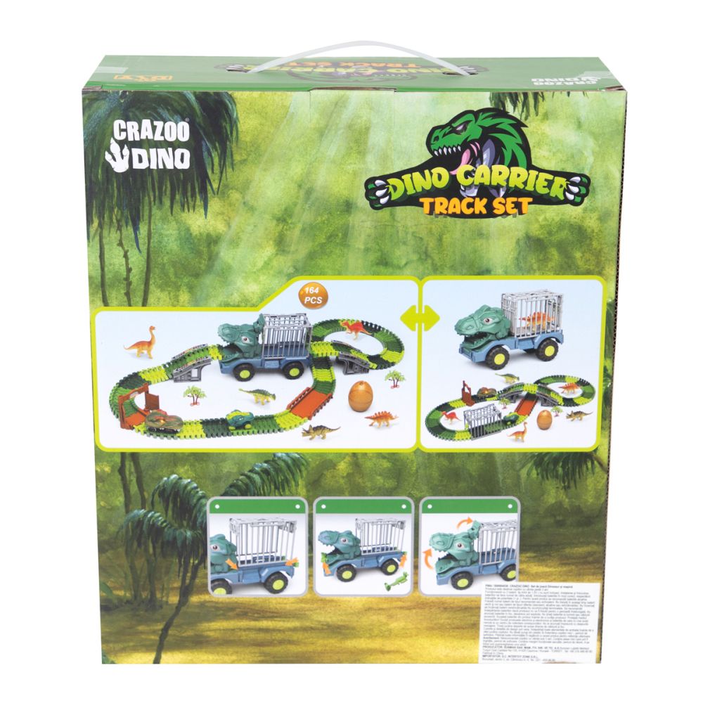 Set camion si pista, Crazoo, Dinosaur World