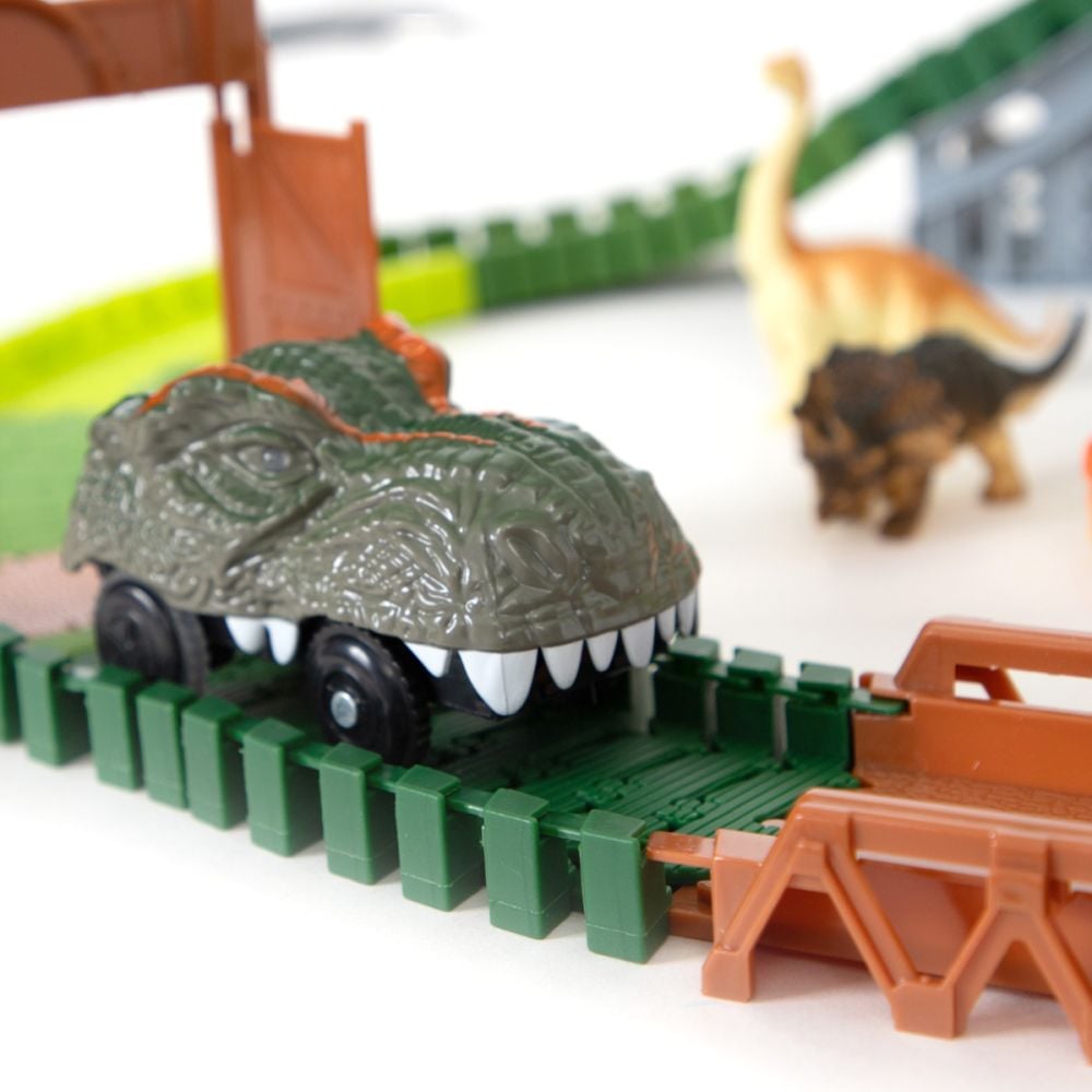 Set camion si pista, Crazoo, Dinosaur World