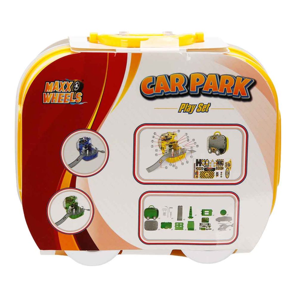 Set de joaca cu vehicule, Maxx Wheels, Car Park, Truck Engineer