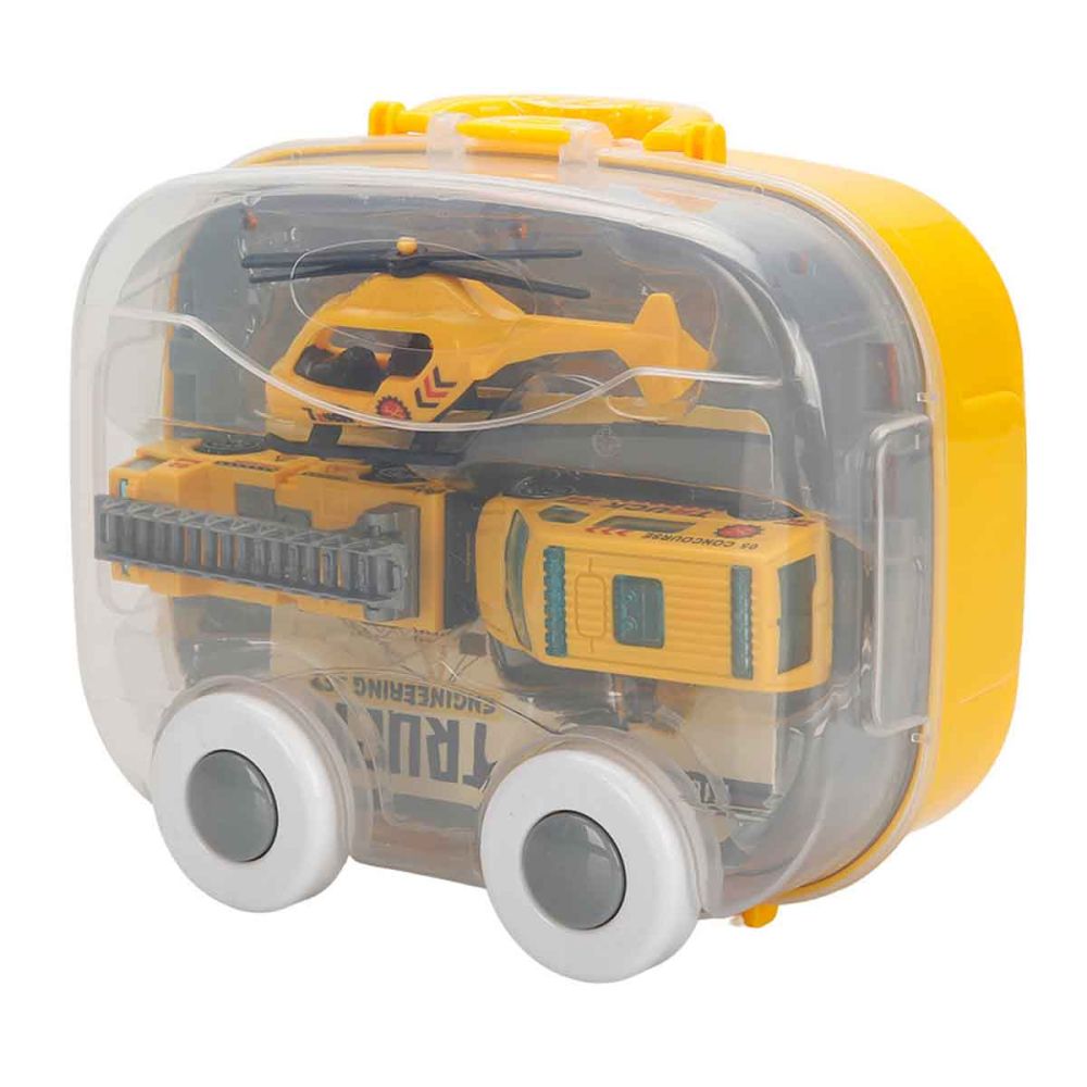 Set de joaca cu vehicule, Maxx Wheels, Car Park, Truck Engineer