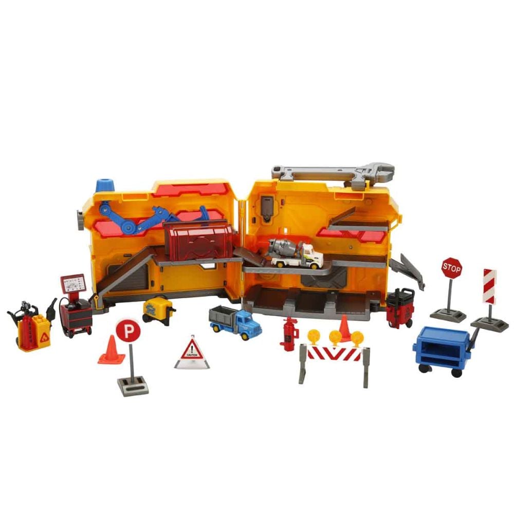 Set de joaca cu vehicule, Maxx Wheels, Garage