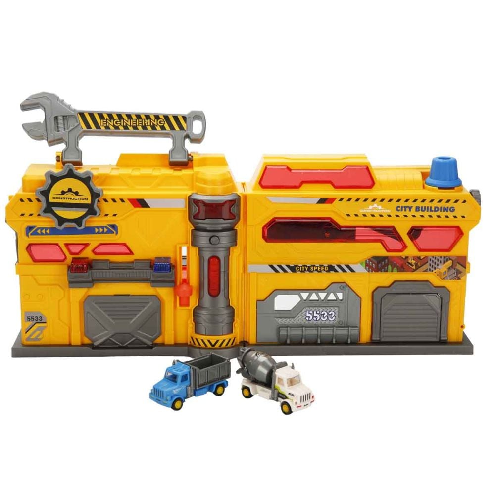 Set de joaca cu vehicule, Maxx Wheels, Garage