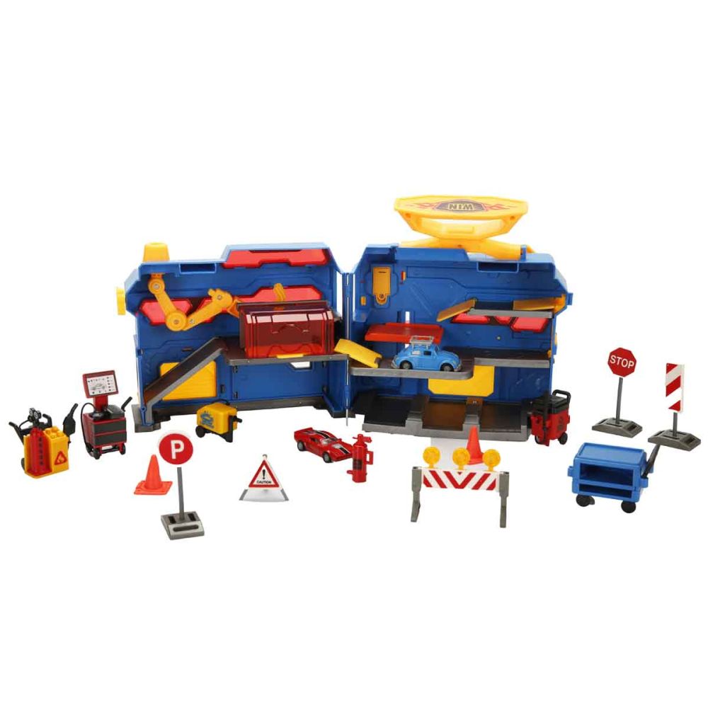 Set de joaca cu vehicule, Maxx Wheels, Garage
