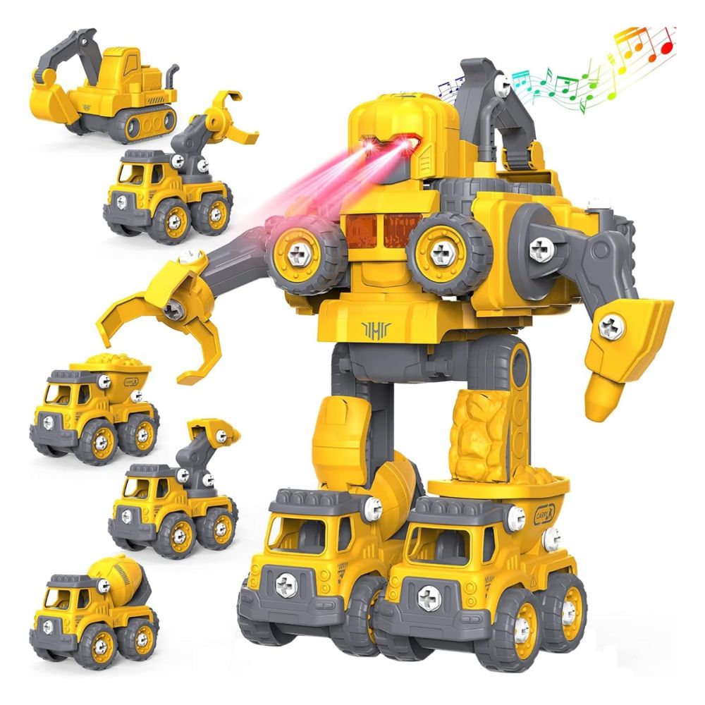 Robot transformabil 5in1, Zapp Toys, Autobots, Galben