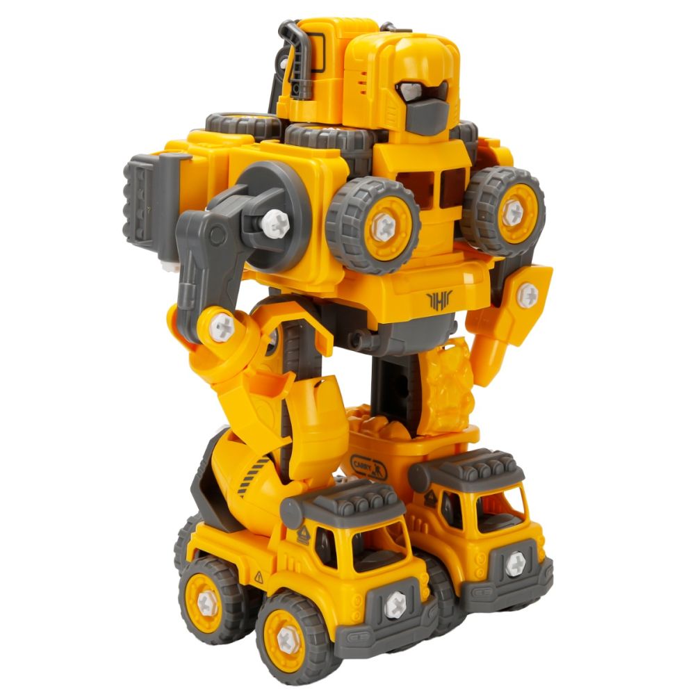 Robot transformabil 5in1, Zapp Toys, Autobots, Galben