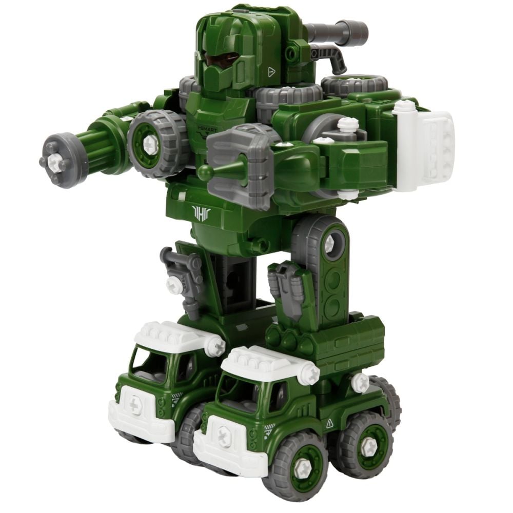 Robot transformabil 5in1, Zapp Toys, Autobots, Verde