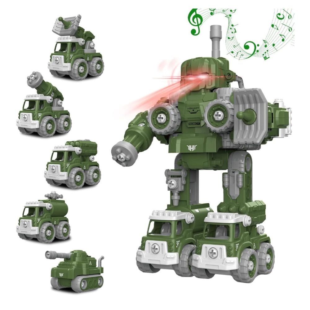 Robot transformabil 5in1, Zapp Toys, Autobots, Verde
