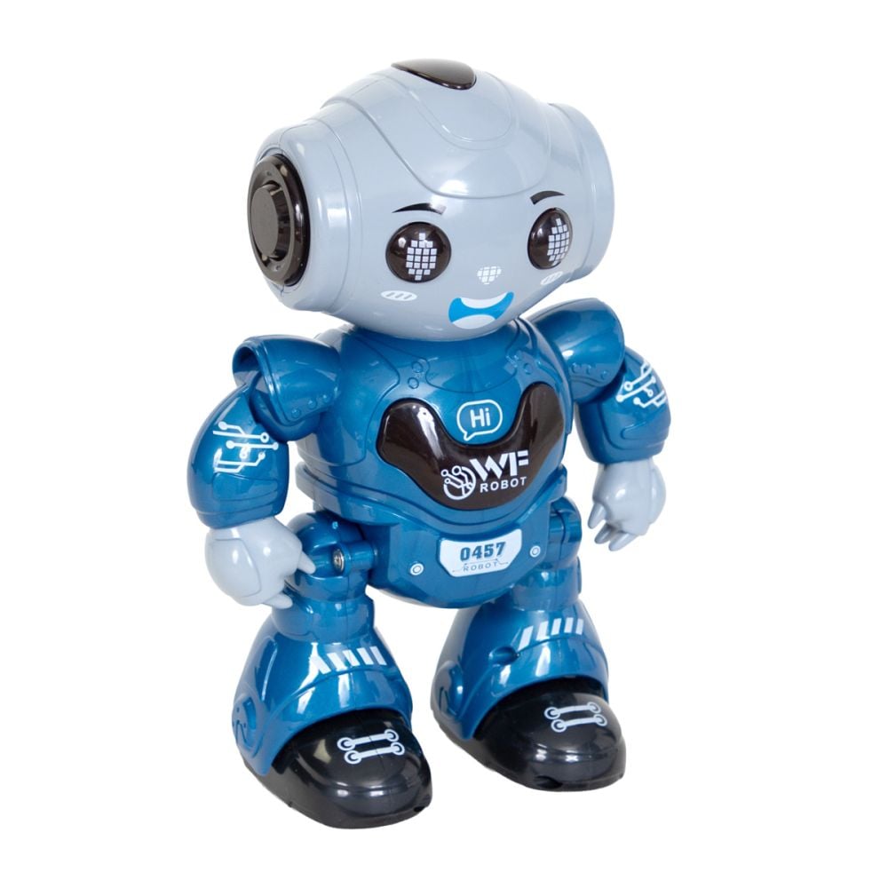 Robotel cu telecomanda care danseaza, Cute Robot, Albastru