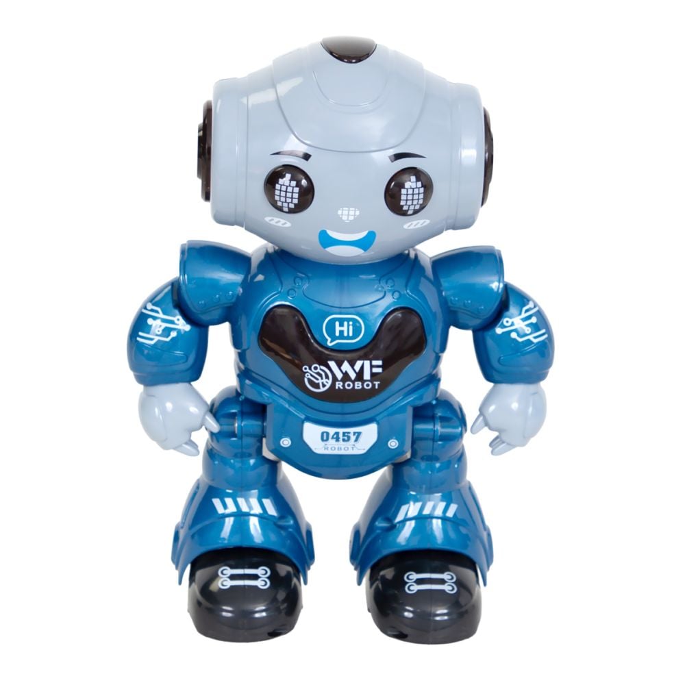 Robotel cu telecomanda care danseaza, Cute Robot, Albastru