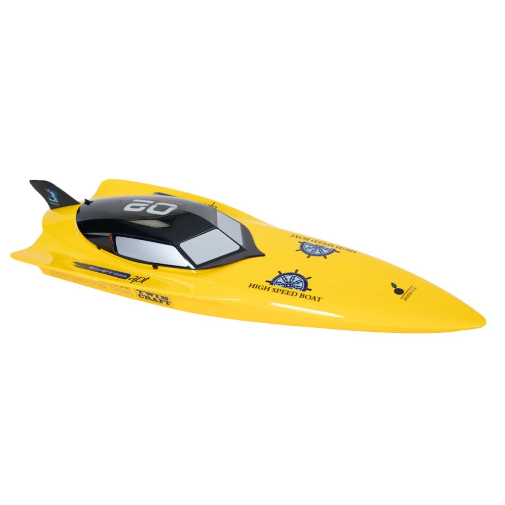 Barca cu telecomanda, Cruel High Speed, 74 cm, Galben