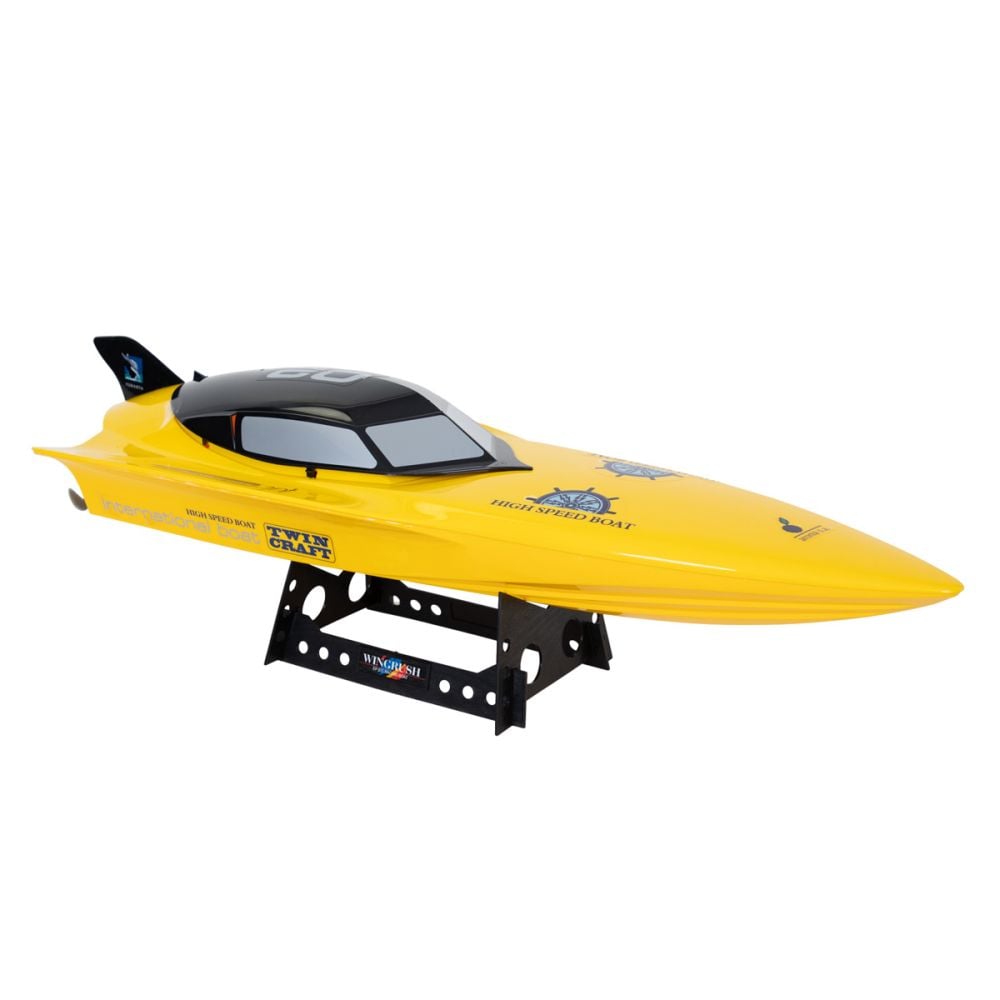 Barca cu telecomanda, Cruel High Speed, 74 cm, Galben