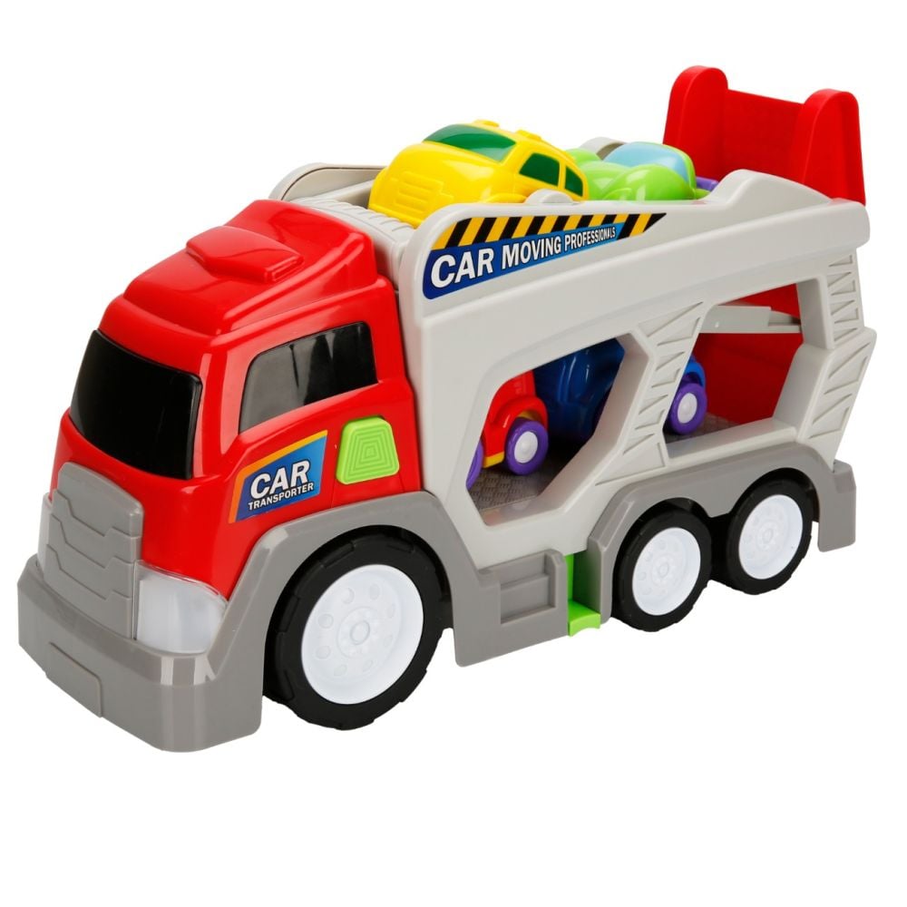 Jucarie bebelusi, Minibo, Camion cu remorca