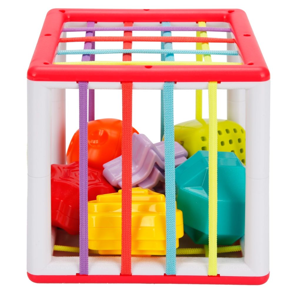 Jucarie bebelusi, Minibo, Cub cu forme colorate