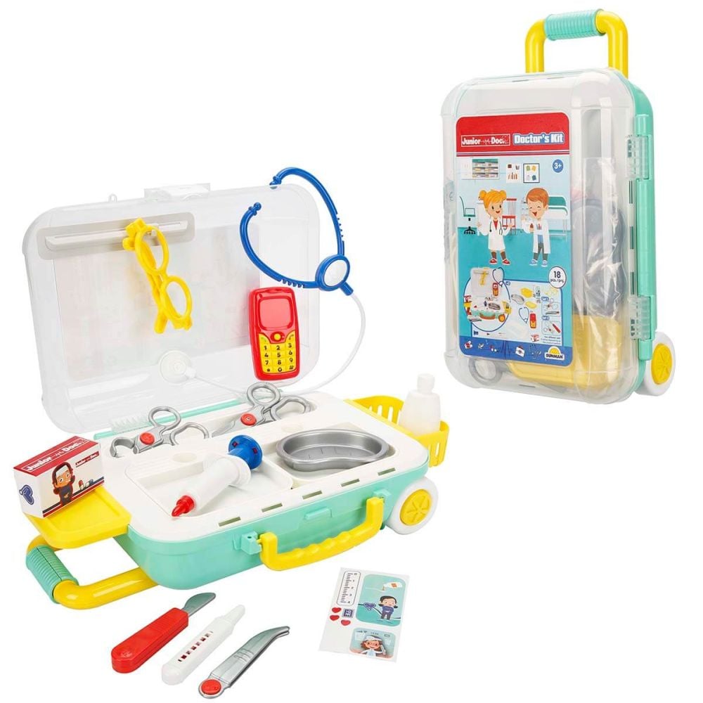 Set de doctor in valiza, Junior Doc, 18 piese
