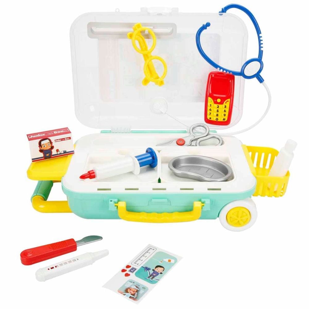 Set de doctor in valiza, Junior Doc, 18 piese