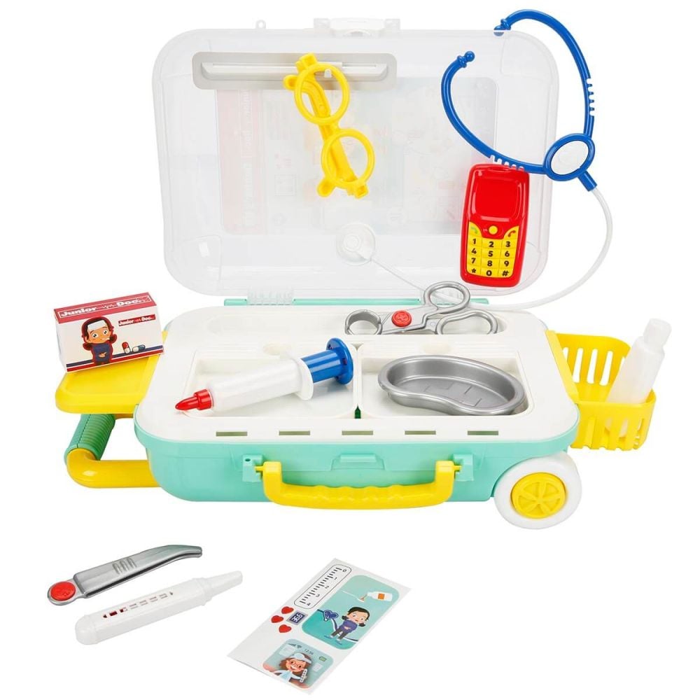 Set de doctor in valiza, Junior Doc, 18 piese