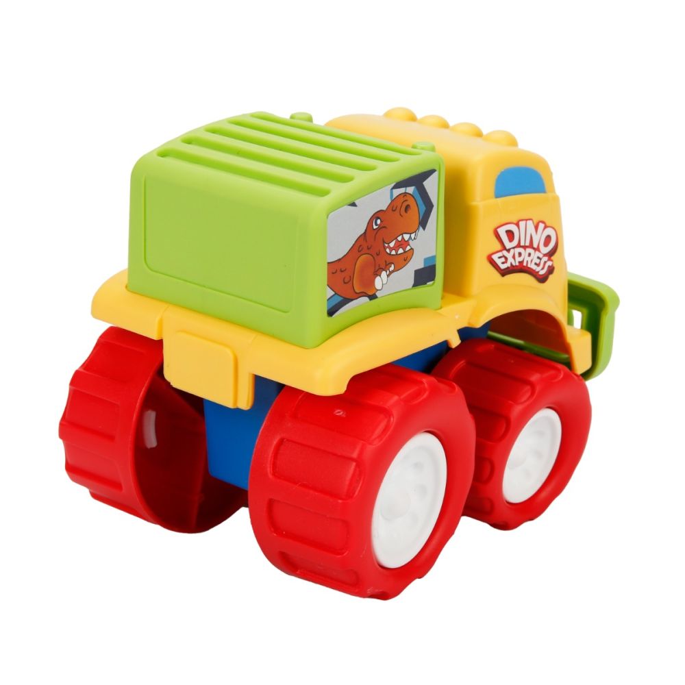 Jucarie bebelusi, Minibo, Masinuta cu roti mari, Mini Monster