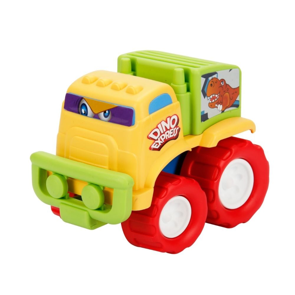 Jucarie bebelusi, Minibo, Masinuta cu roti mari, Mini Monster