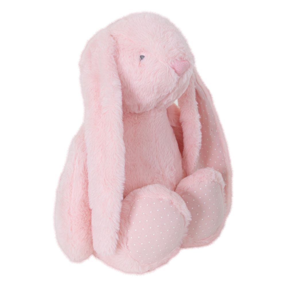 Jucarie de plus, Puffy Friends, Iepure, Roz, 37 cm