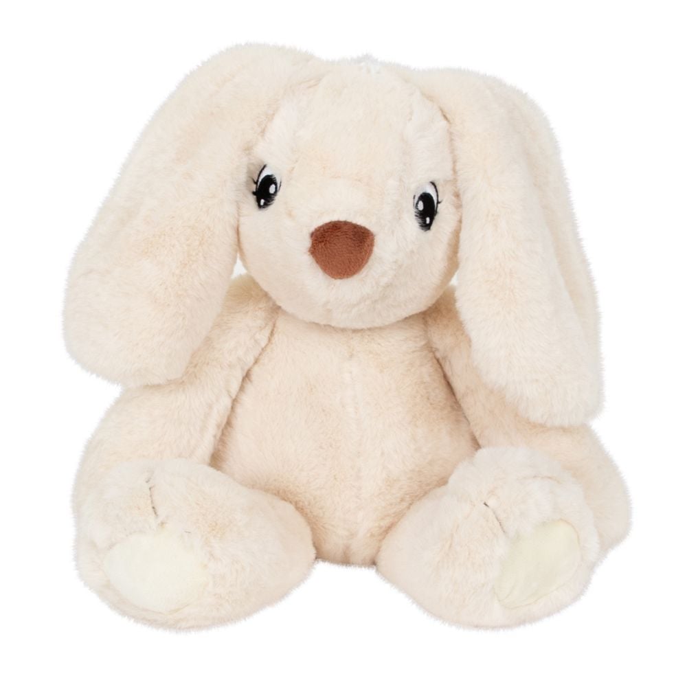 Jucarie de plus, Puffy Friends, Iepuras, Crem, 25 cm