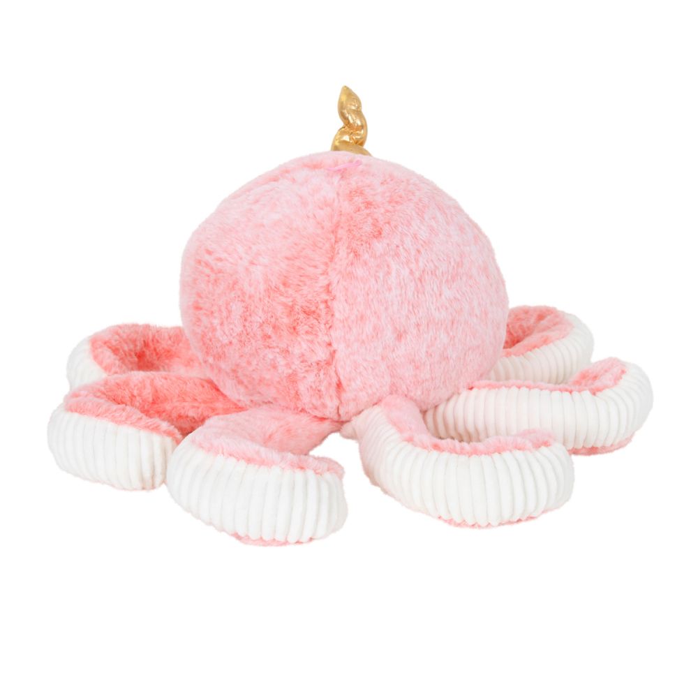 Jucarie de plus, Puffy Friends, Caracatita, Roz, 45 cm