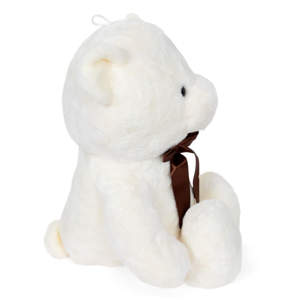 Ursulet de plus, Puffy Friends, Alb, 45 cm
