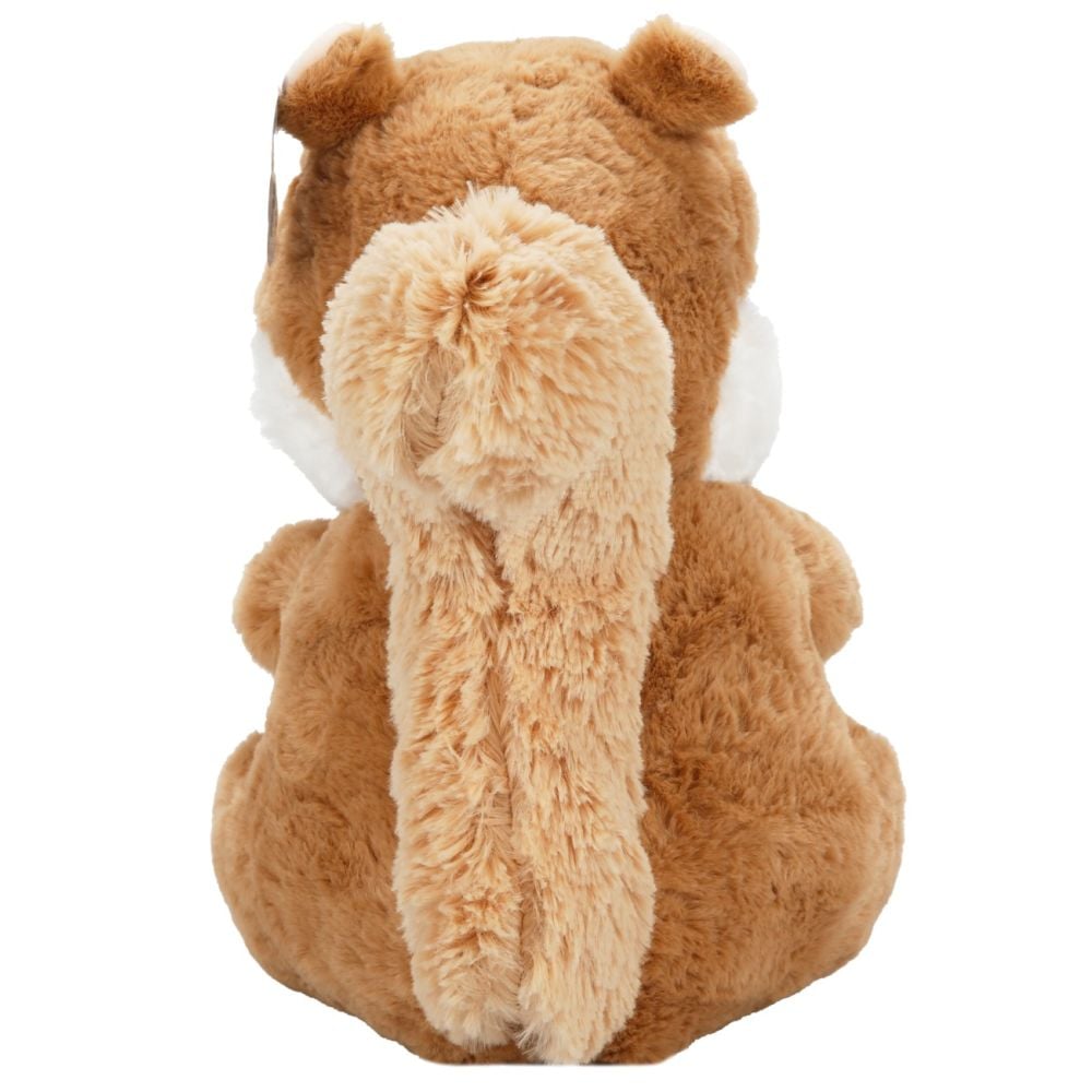 Jucarie de plus, Puffy Friends, Veverita cu ghinda, Maro deschis, 30 cm