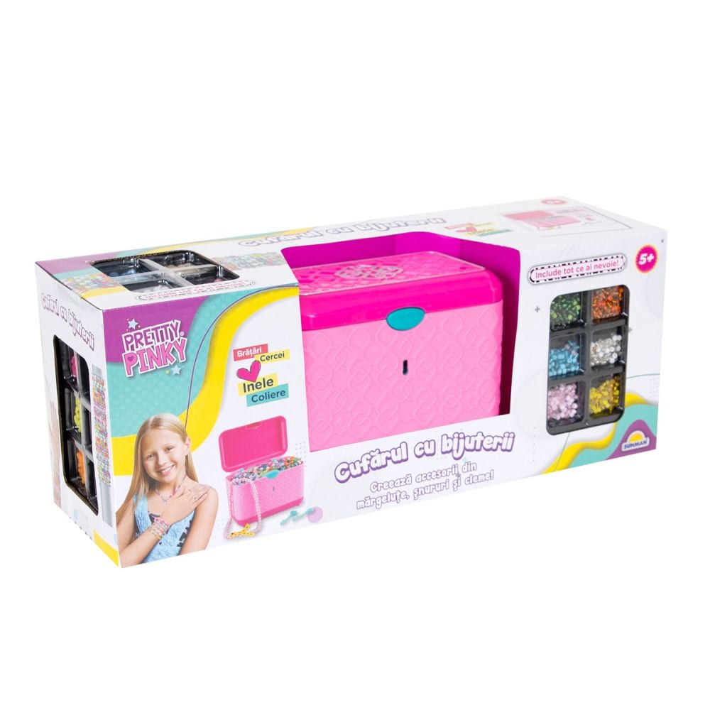 Set de creatie, Pretty Pinky, Cufarul cu bijuterii