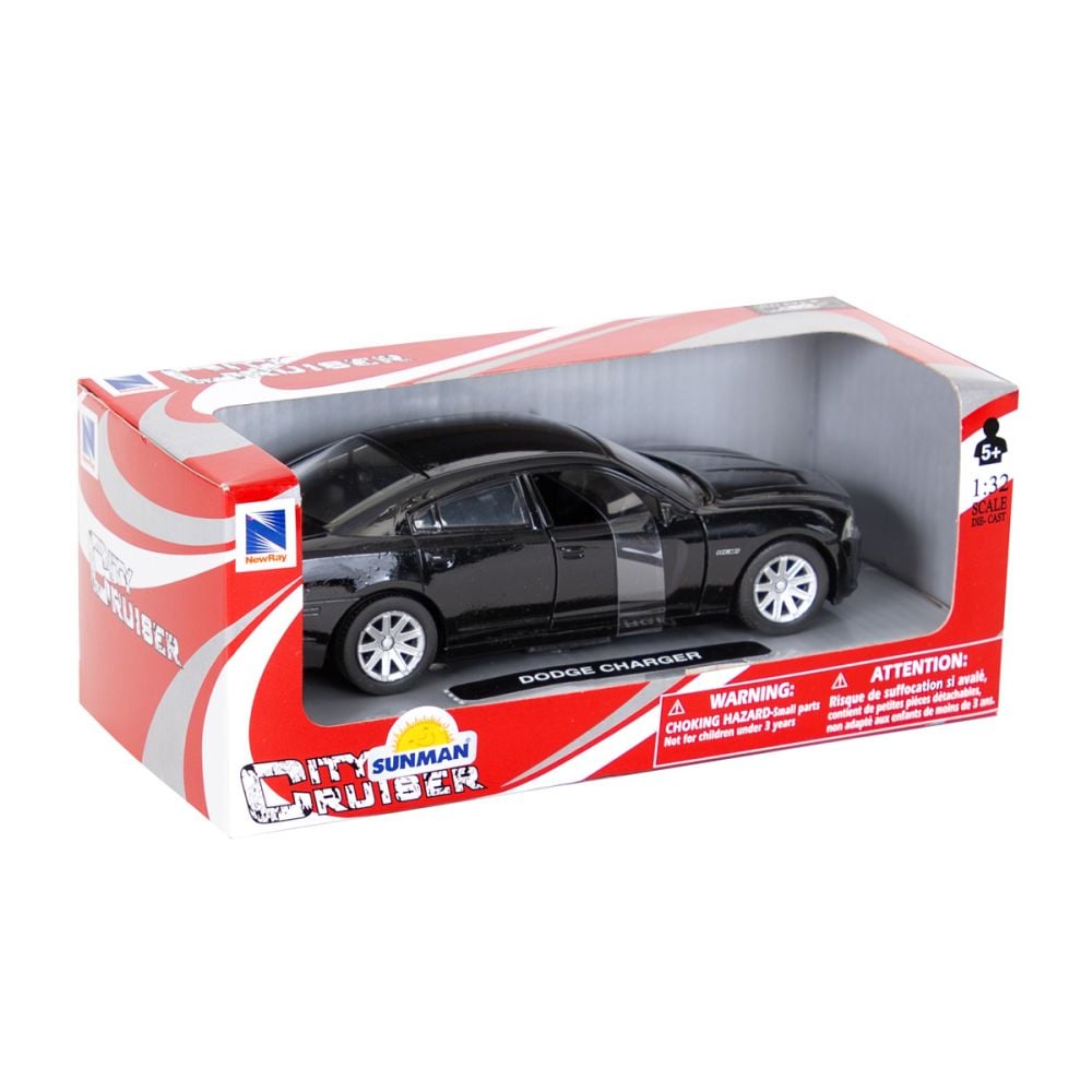 Masina sport metalica, New Ray, Dodge Charger, 1:32