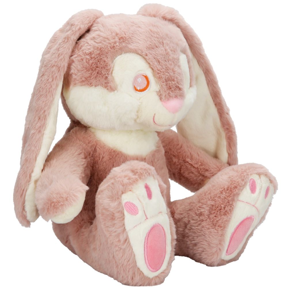 Jucarie de plus, Puffy Friends, Iepuras, Roz inchis, 35 cm