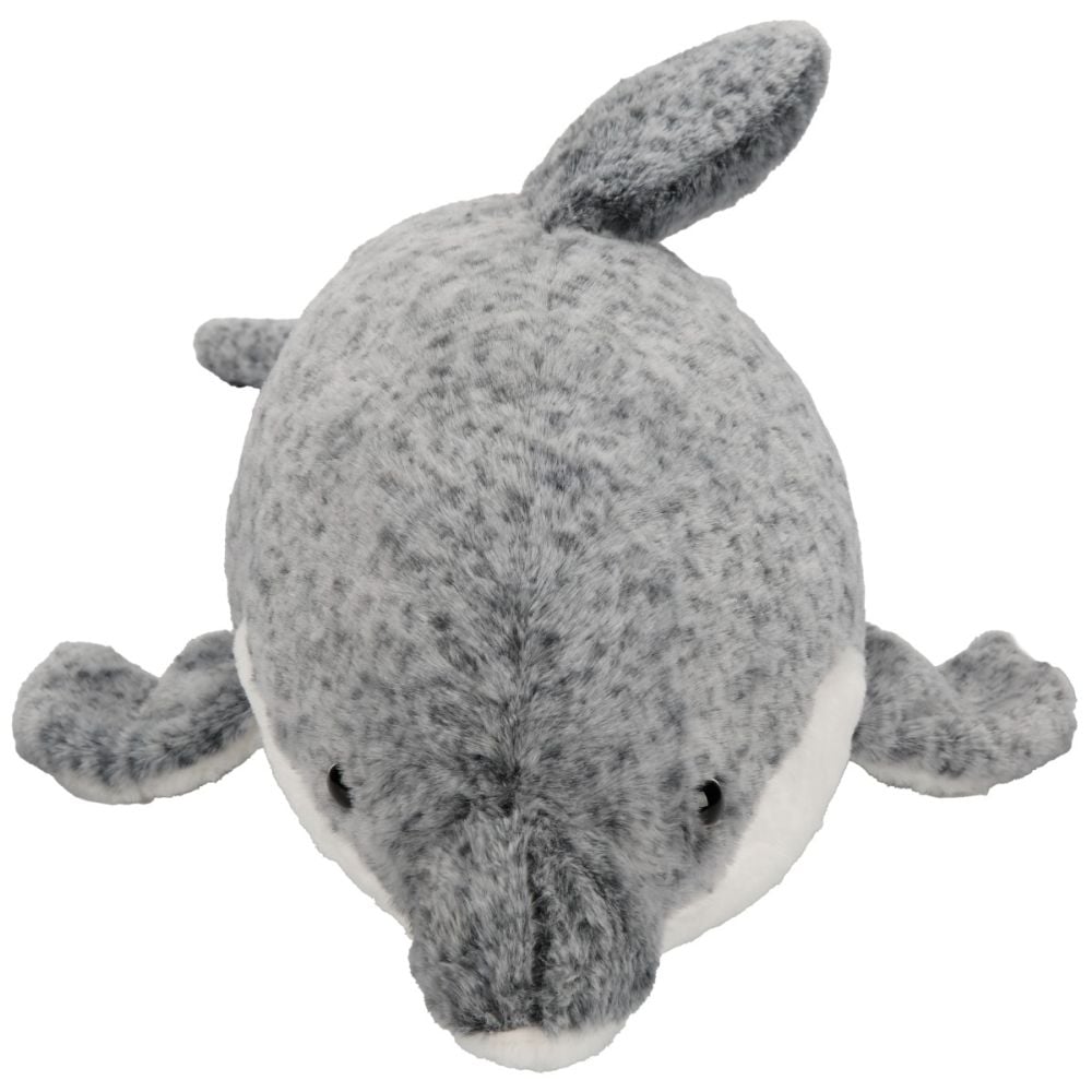 Jucarie de plus, Puffy Friends, Delfin, Gri, 100 cm