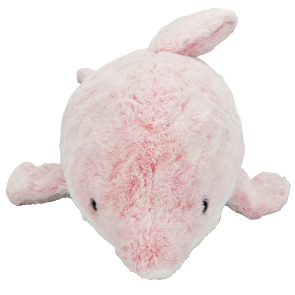 Jucarie de plus, Puffy Friends, Delfin, Roz, 100 cm