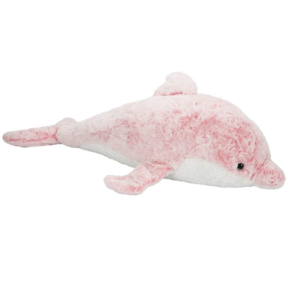 Jucarie de plus, Puffy Friends, Delfin, Roz, 100 cm