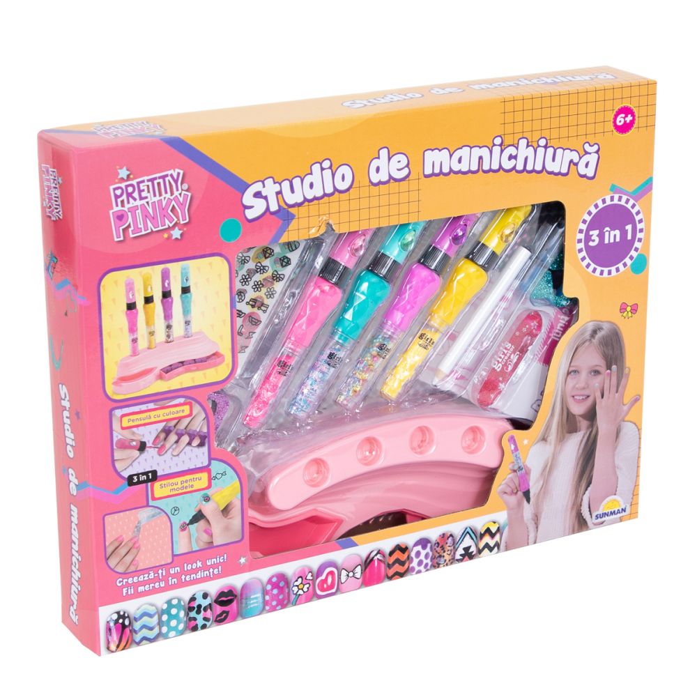 Studio de manichiura 3 in 1, Pretty Pinky