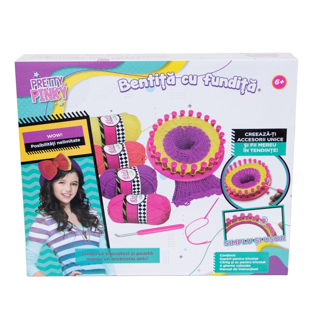 Set creativ, Pretty Pinky, Bentita cu fundita