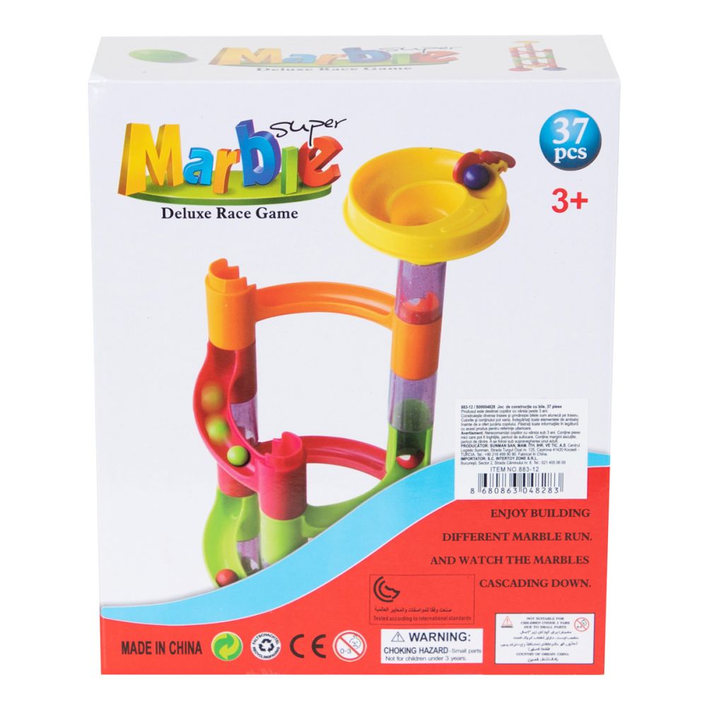 Joc de constructie cu bile, 37 piese