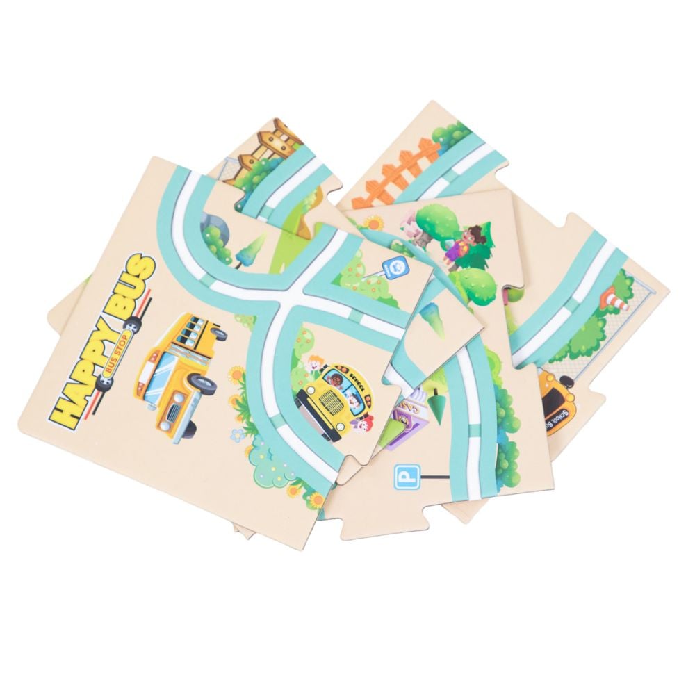 Joc si puzzle 2 In 1, Autobuz scolar