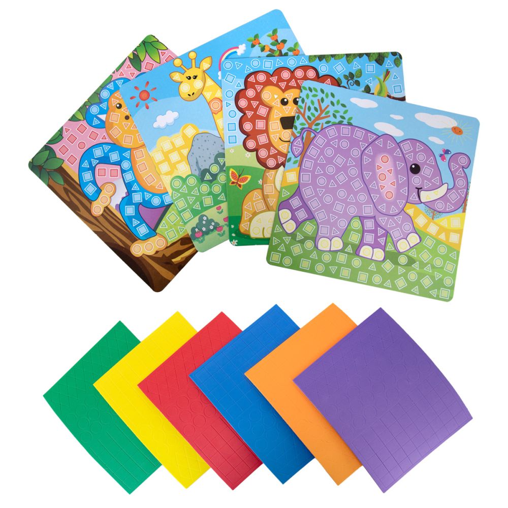 Set de creatie, Color Day, Mosaic Animals