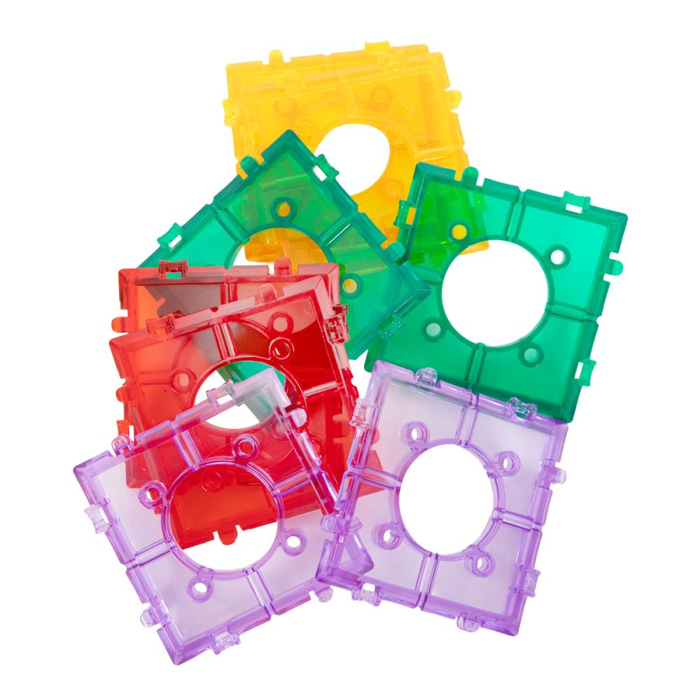 Joc constructie cu figuri geometrice, Building Block, 36 piese