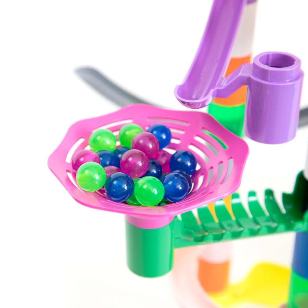 Joc de constructie, Marble Run, Cursa bilelor, 150 piese