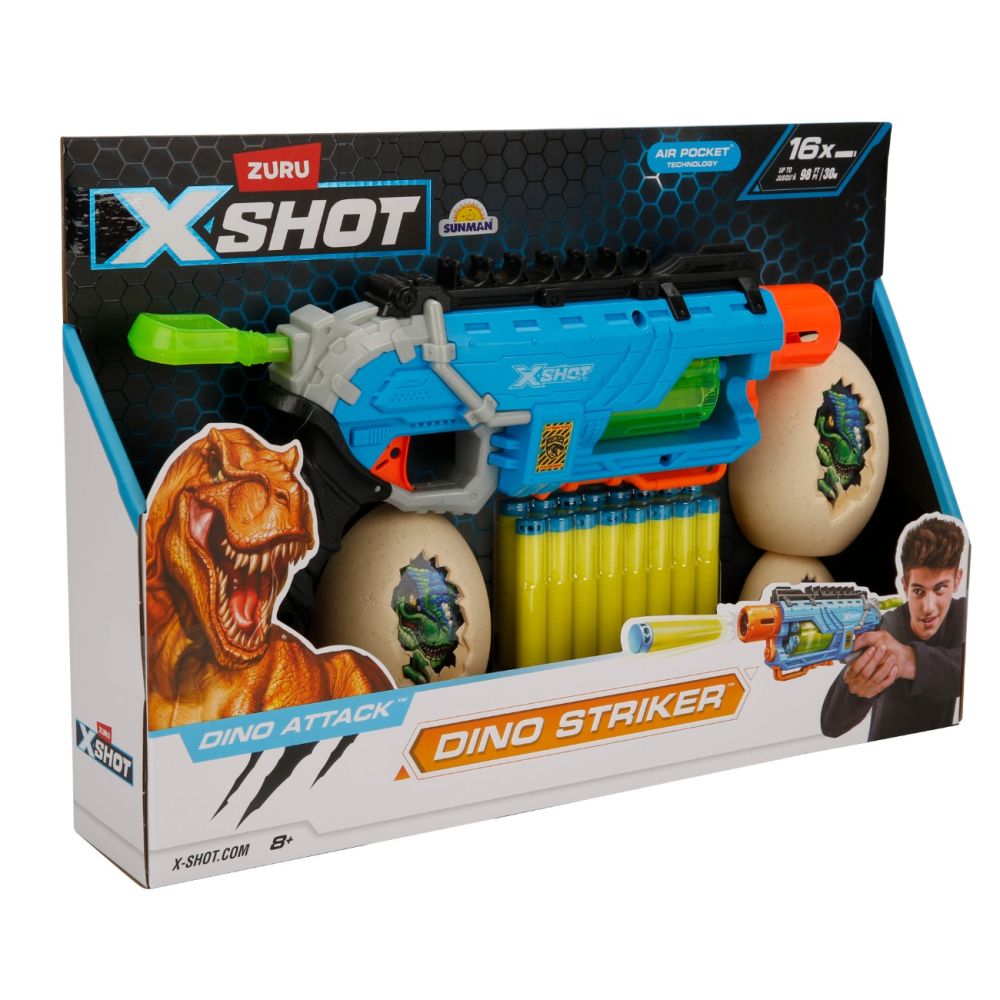 Blaster X-Shot, Dino Striker, 16 proiectile
