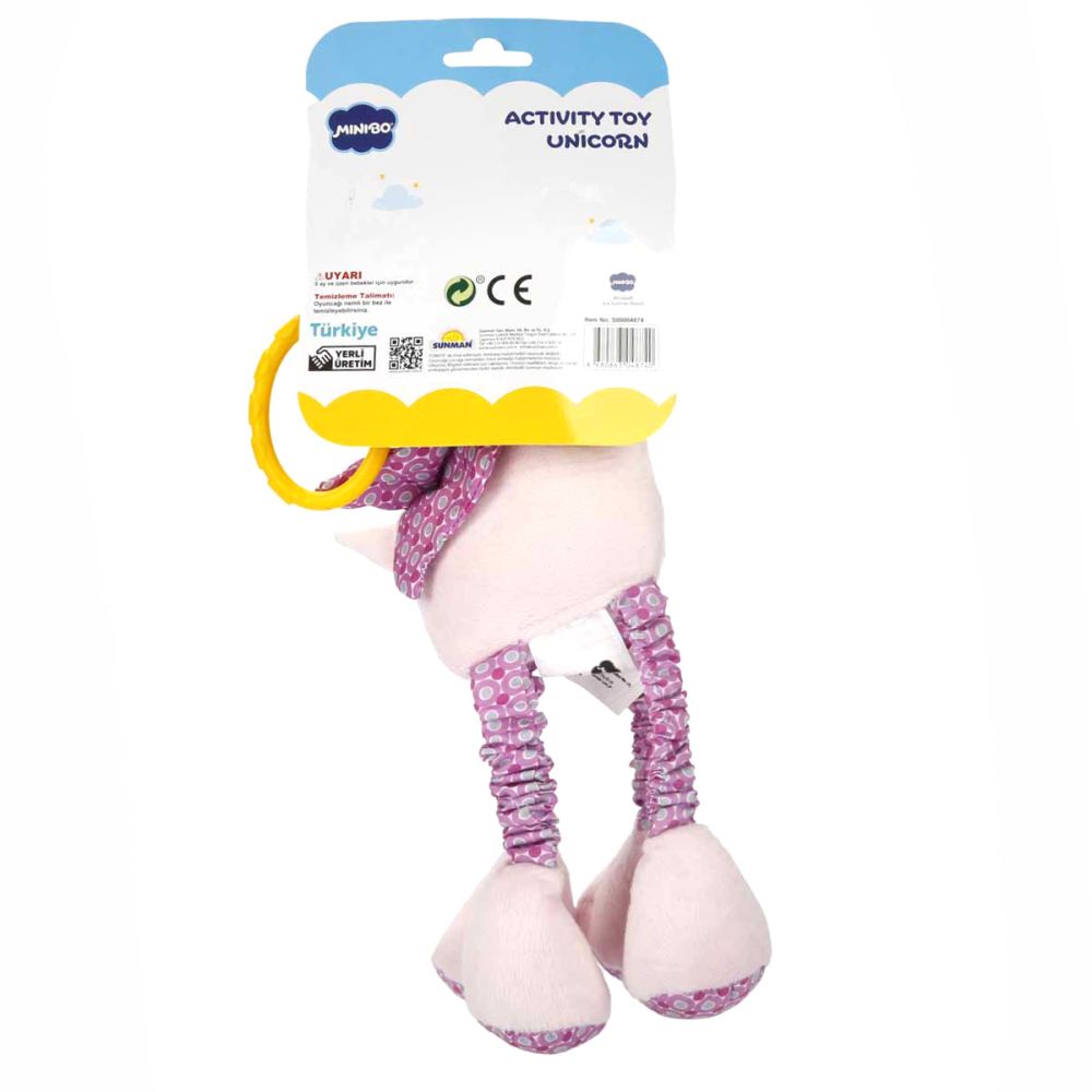 Jucarie bebelusi cu activitati, Minibo, Unicorn