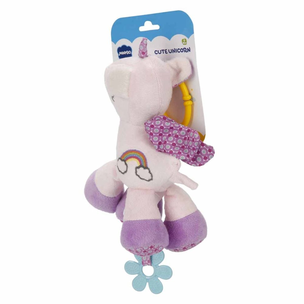 Jucarie bebelusi pentru carucior, Minibo, Unicorn