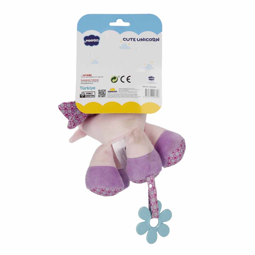 Jucarie bebelusi pentru carucior, Minibo, Unicorn