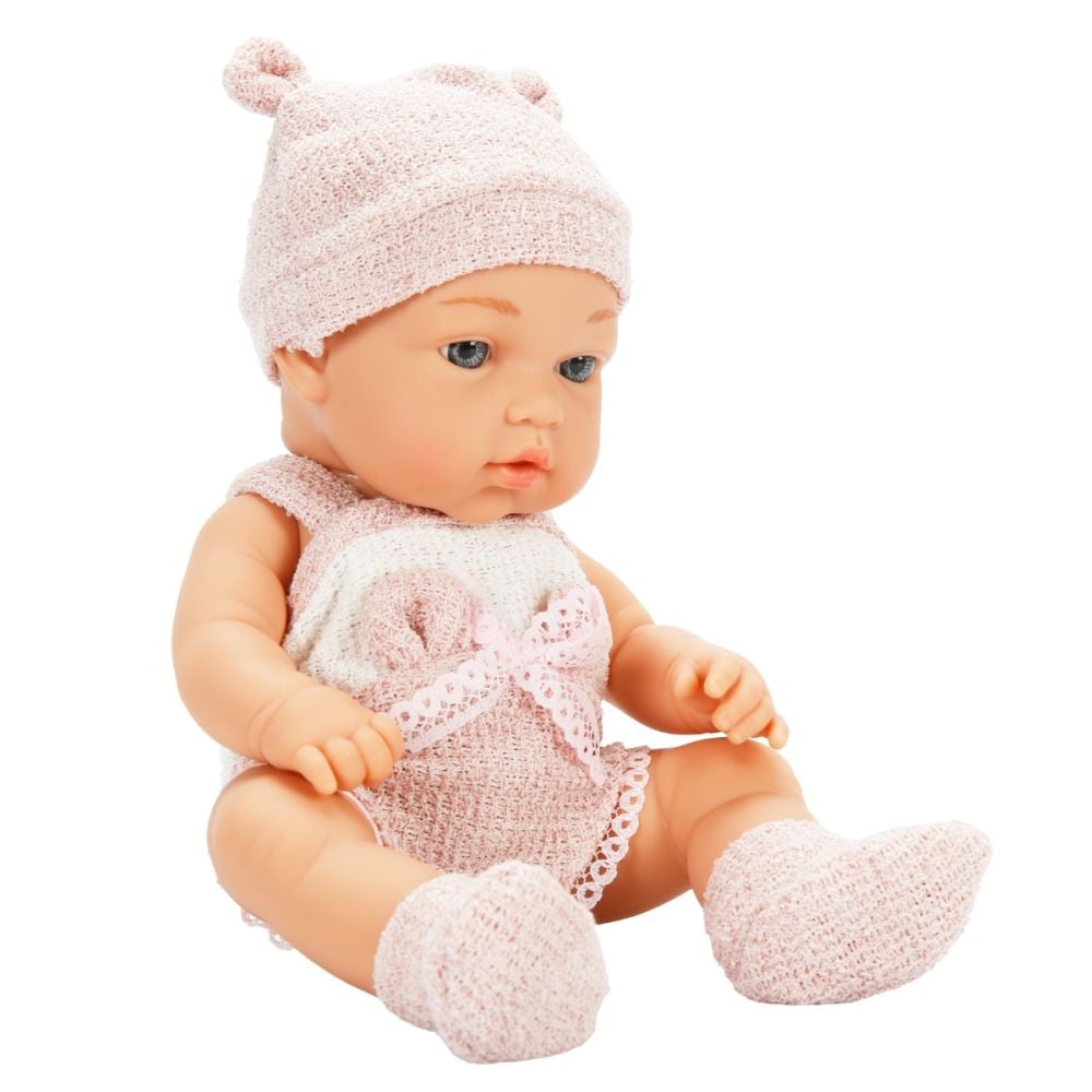 Bebelus cu paturica, Baby So Lovely, Roz, 30 cm